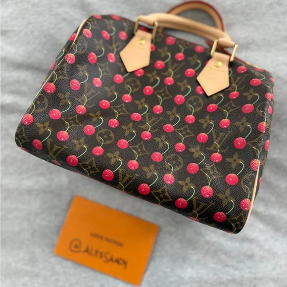 Spa Fresh 2005 Louis Vuitton Monogram Cherry Speedy 25 - Picture 3 of 16